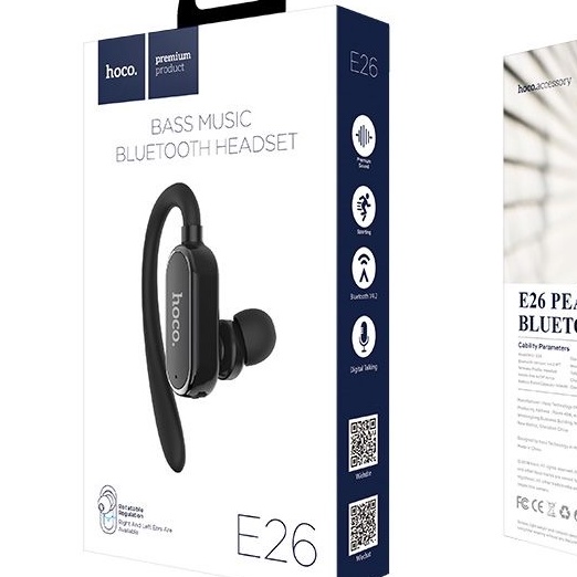 Tai Nghe Bluetooth Hoco E26 Plus V5.0 - Tai Nghe Không Dây Móc Tai