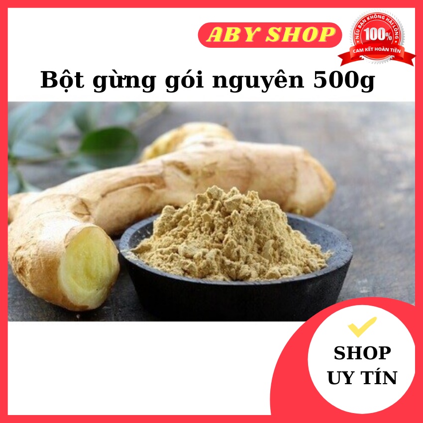 Bột gừng gói nguyên 500g ⚡ GIÁ TỐT NHẤT ⚡ bột gừng với nhiều công dụng rất tốt cho sức khỏe
