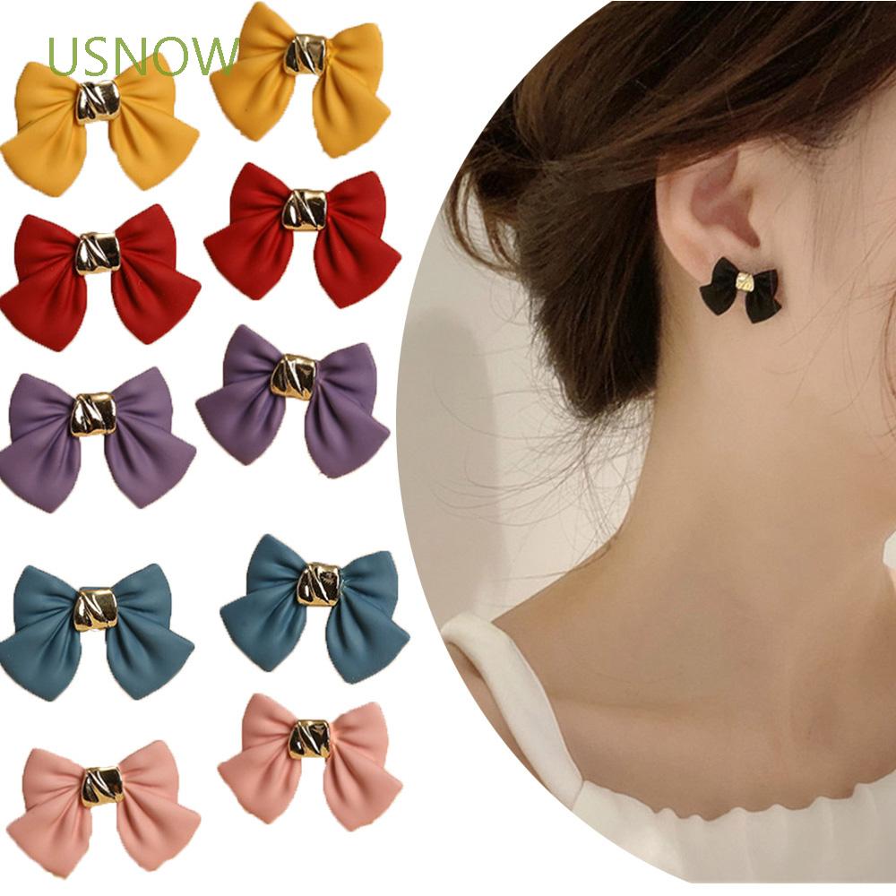 Bông Tai Hình Nơ Đính Đá S925 Thời Trang Cho Nữ