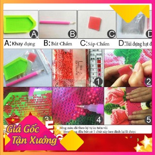 Tranh đính đá Chữ Mẹ