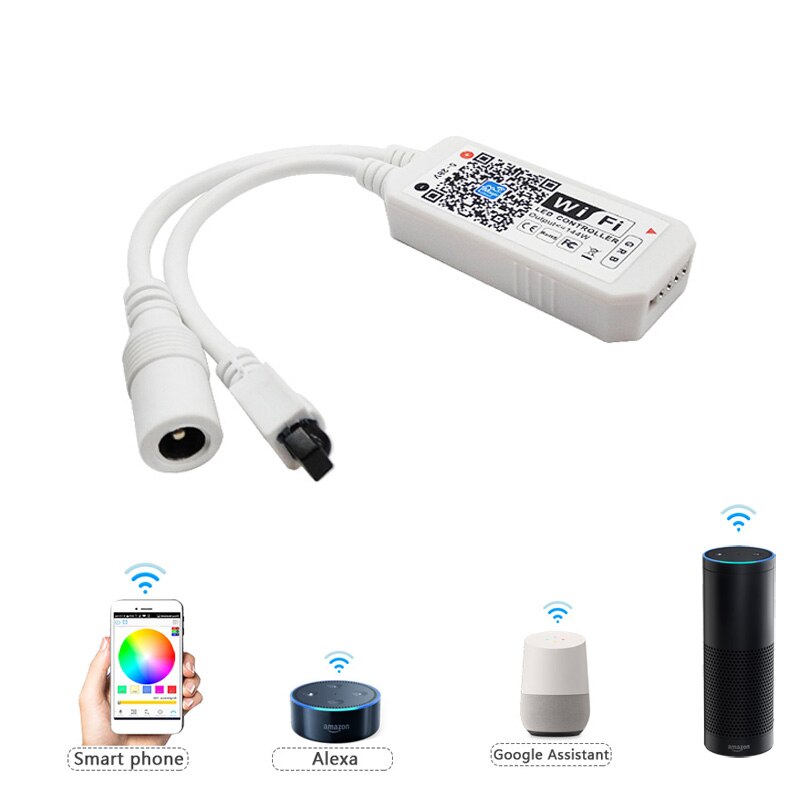 Adiodo 16Million colors Wifi RGB / RGBW led controller smartphone control music and timer mode magic home mini wifi led rgb controller
