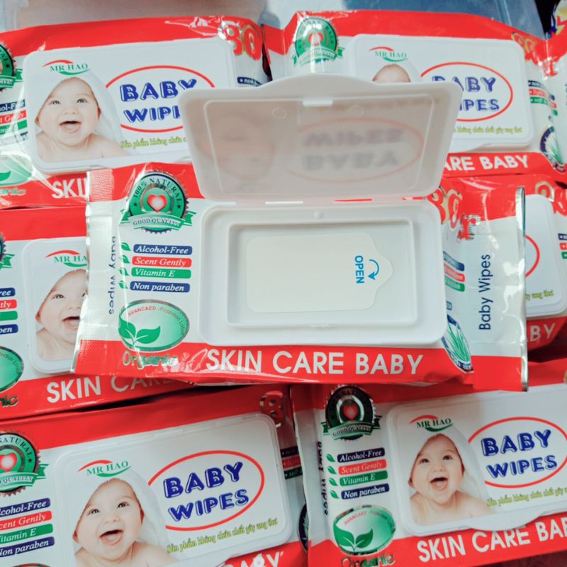 Khăn giấy ướt Baby Wipes gói 80g