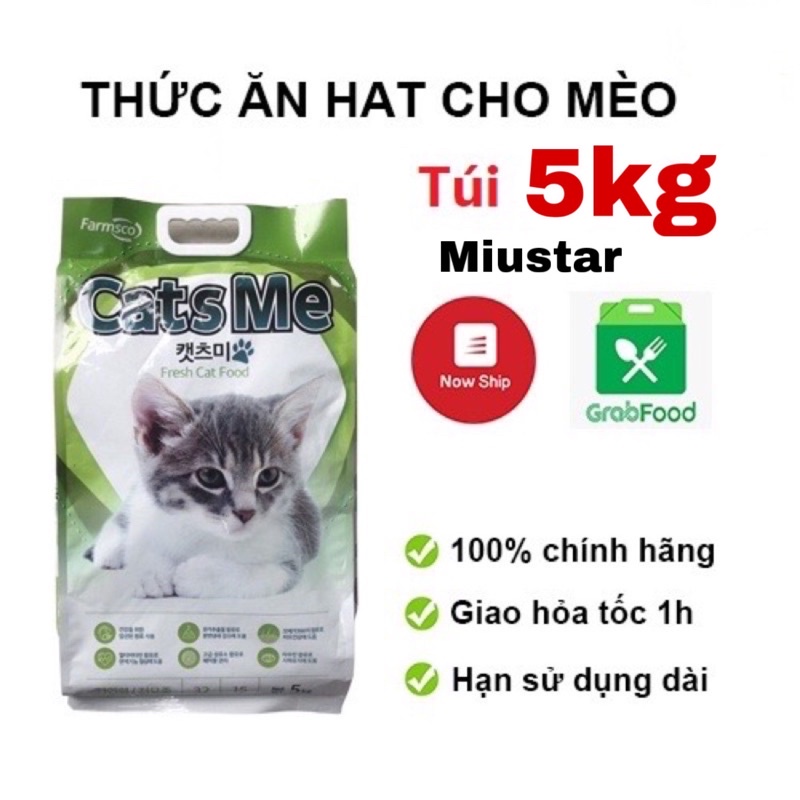 5KG Thức ăn cho mèo,Hạt khô cho mèo Hàn Quốc Catsme