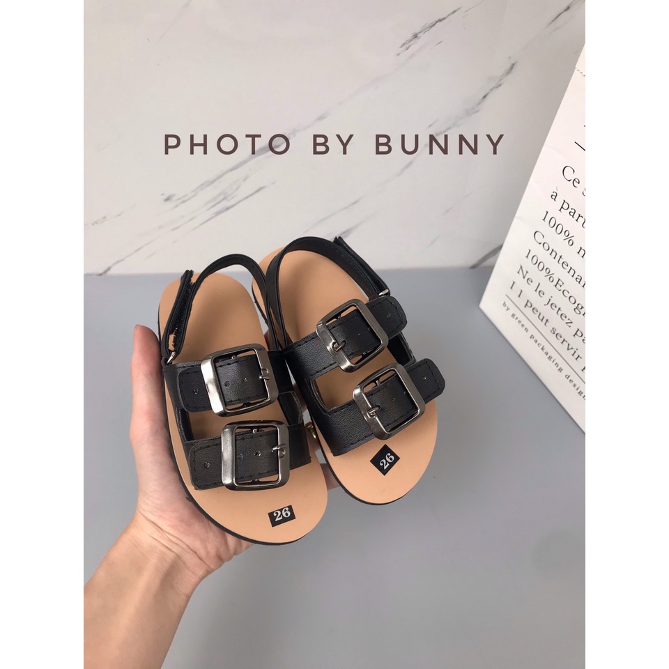 Dép SanDal 2 Khóa Vuông Cho Bé Trai Bé Gái K095