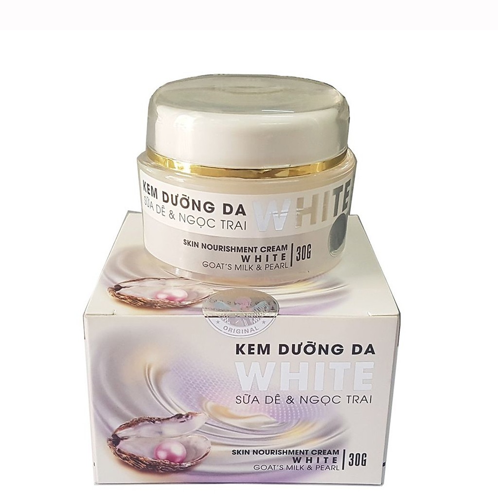 Kem dưỡng da white sữa dê và ngọc trai Thorakao 30g