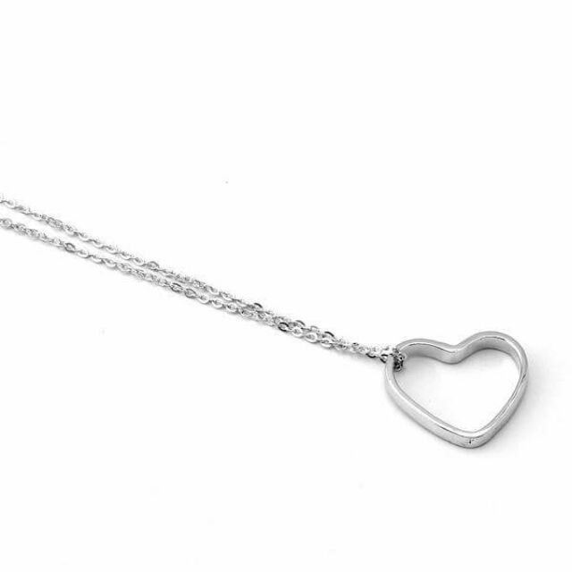 Dây chuyền bạc 9999 mặt trái tim