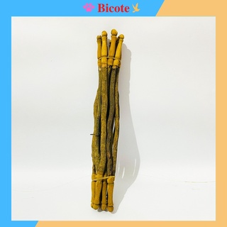 Cầu đậu thẳng cho chim BICOTE chất liệu gỗ thuốc cao cấp giá rẻ dễ dàng lắp đặt (1 chiếc)