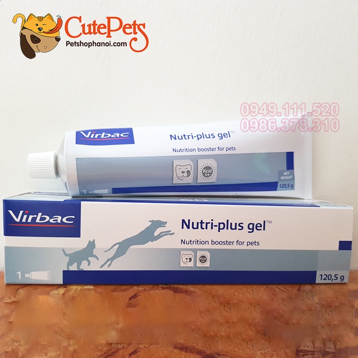 Gel dinh dưỡng cho chó mèo Nutri Plus Gel Virbac 120.5g - Phụ kiện thú cưng Hà Nội