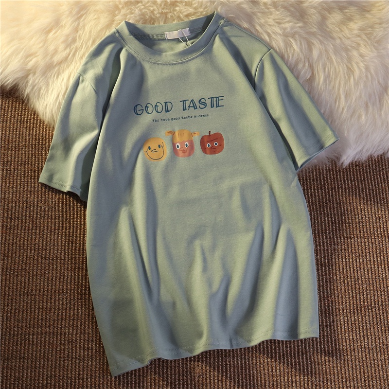 Áo thun tay lỡ nam nữ, phom rộng unisex hàn quốc, thun unisex in hình Cute
