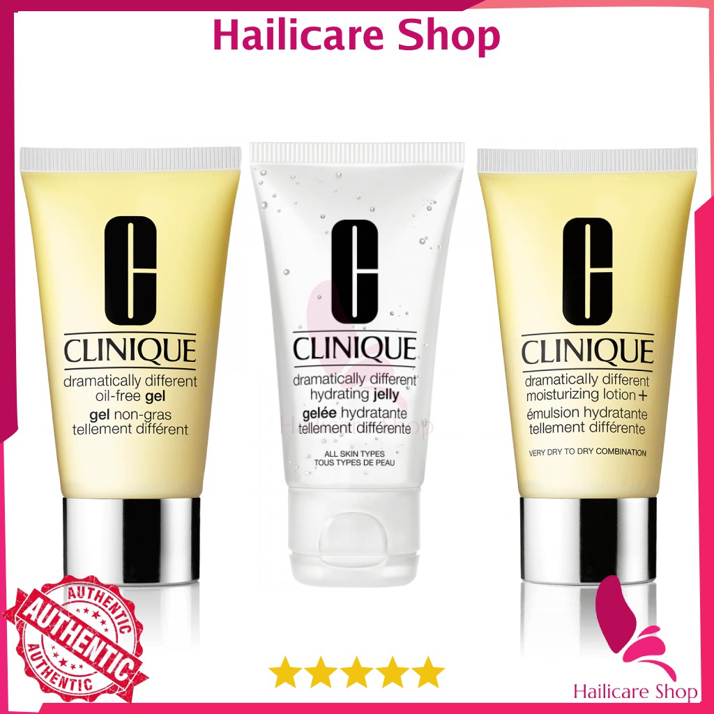 [Nhập Mỹ] Dưỡng Ẩm Clinique Dramatically Different Hydrating Jelly/ Moisturizing Gel/ Lotion+