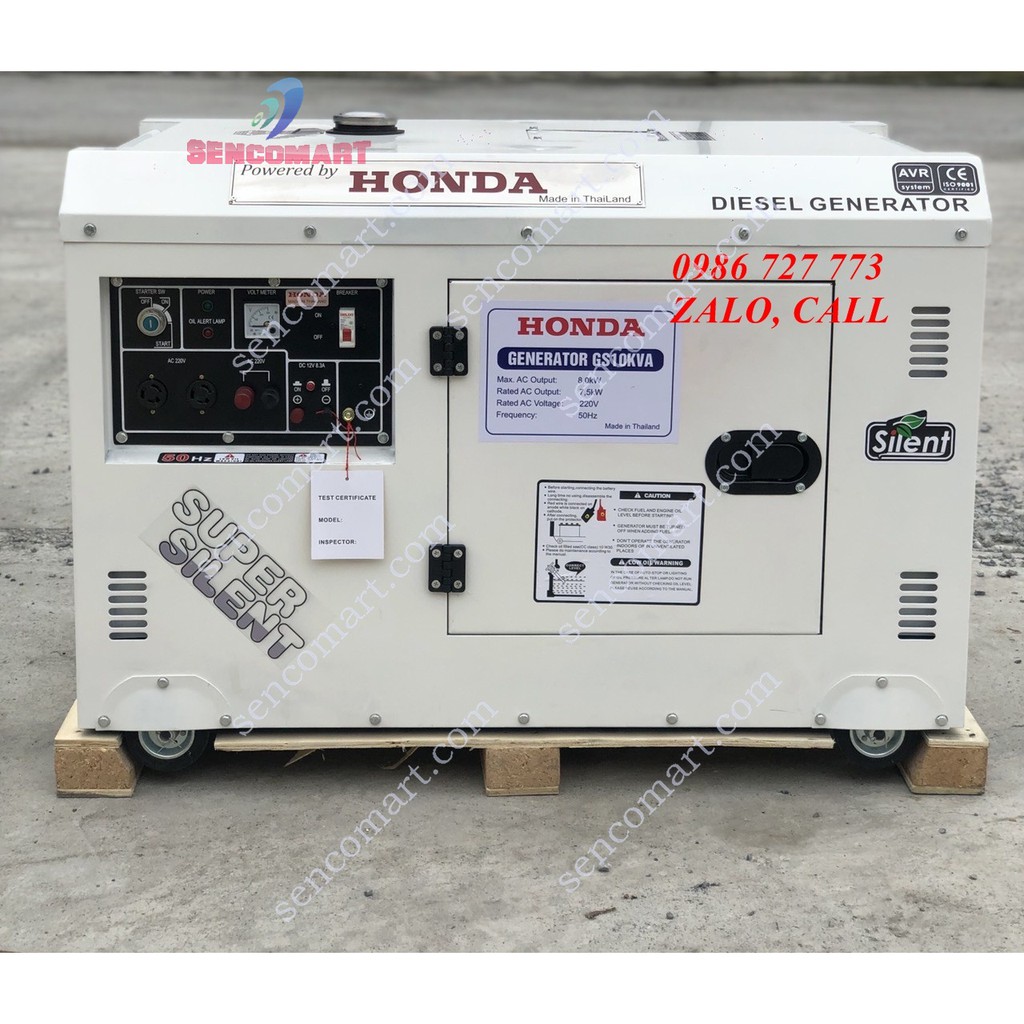 Máy phát điện dự phòng Honda Thái Lan GS10KVA