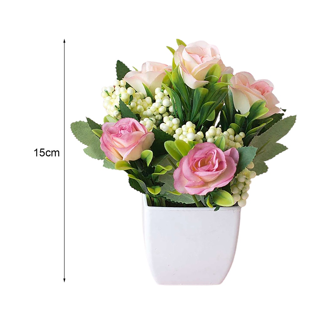 Chậu Cây Bonsai Giả Chống Tia UV Trang Trí Nhà Cửa DIY