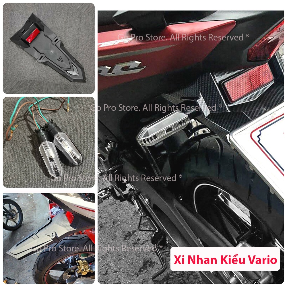 [CHÍNH HÃNG] Bộ Dè Sau Kiểu FZ &amp; Xi Nhan EXCITER 155cc VVA