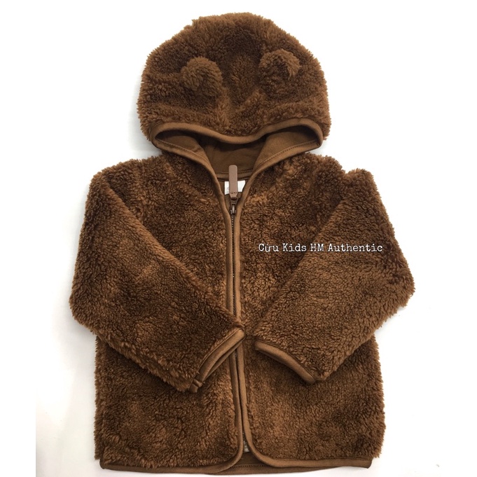 Áo khoác lông gấu Hm