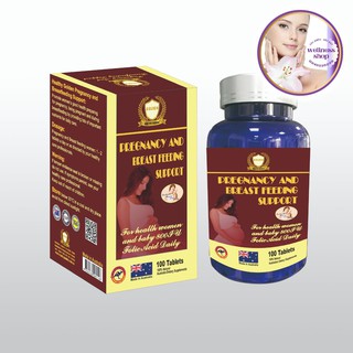 Acid Folic, Vitamin & Khoáng chất dành cho Phụ nữ mang thai và cho con bú - Fregnancy & Breast Feeding Support - Úc