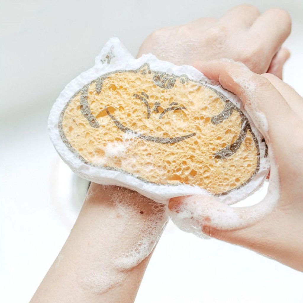 Miếng Bọt Biển Chà Rửa Nhà Bếp / Phòng Tắm Chống Trầy Xước Không Cần Khoan