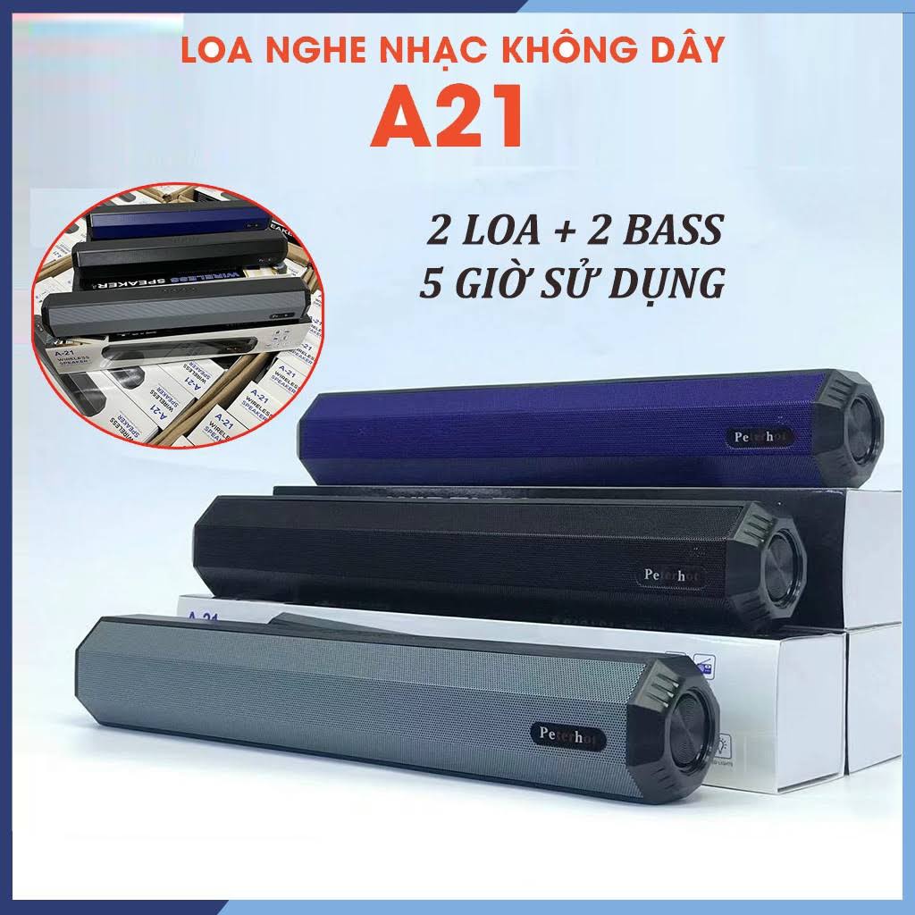 Loa bluetooth dài A21 cắm được USB và thẻ nhớ