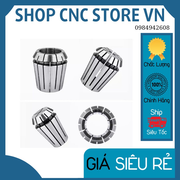 Kẹp Mũi Dao CNC - Collet Nut ER20 Kẹp Dao Mũi Phay (khoan) Dùng Cho Spindle Từ 2.2w Đến 3.2kw