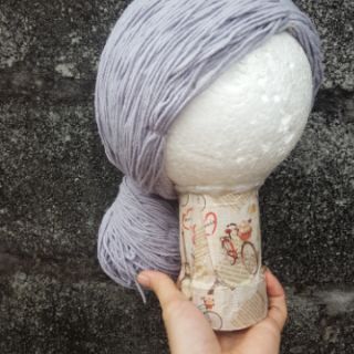 Bộ Nón len tóc giả  bà già