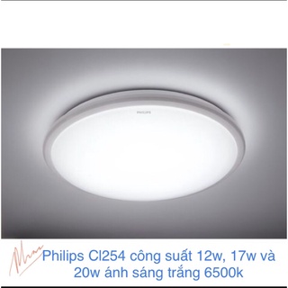 Đèn ốp trần nổi LED CL254 công suất 12w, 17w, 20w  |Philips chính hãng|