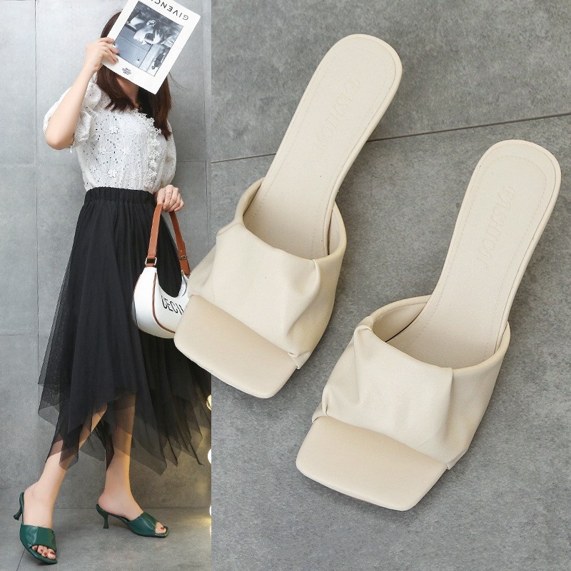 Dép Cao Gót 6.5cm Thời Trang Quyến Rũ Cho Nữ