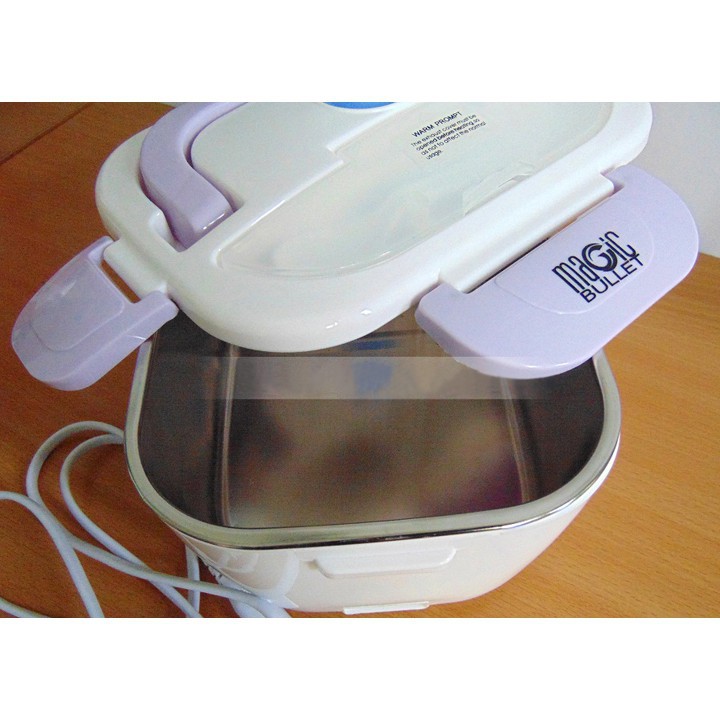 Hộp cơm điện hâm nóng Magic Bullet ruột inox có thể tháo rời 0962635288[sale]