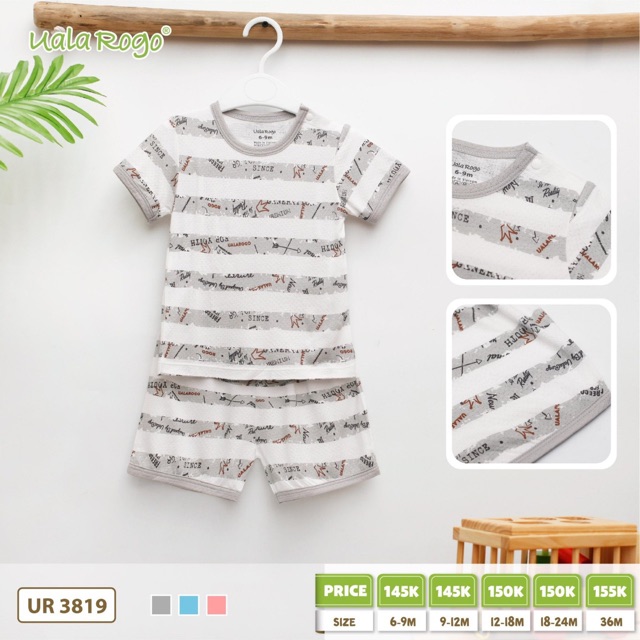 Bộ cộc tay thông hơi Ualarogo 6m - 36m