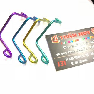 Kẽm Titanium bắt pass bình dầu trước cho xe sử dụng bình dầu rời