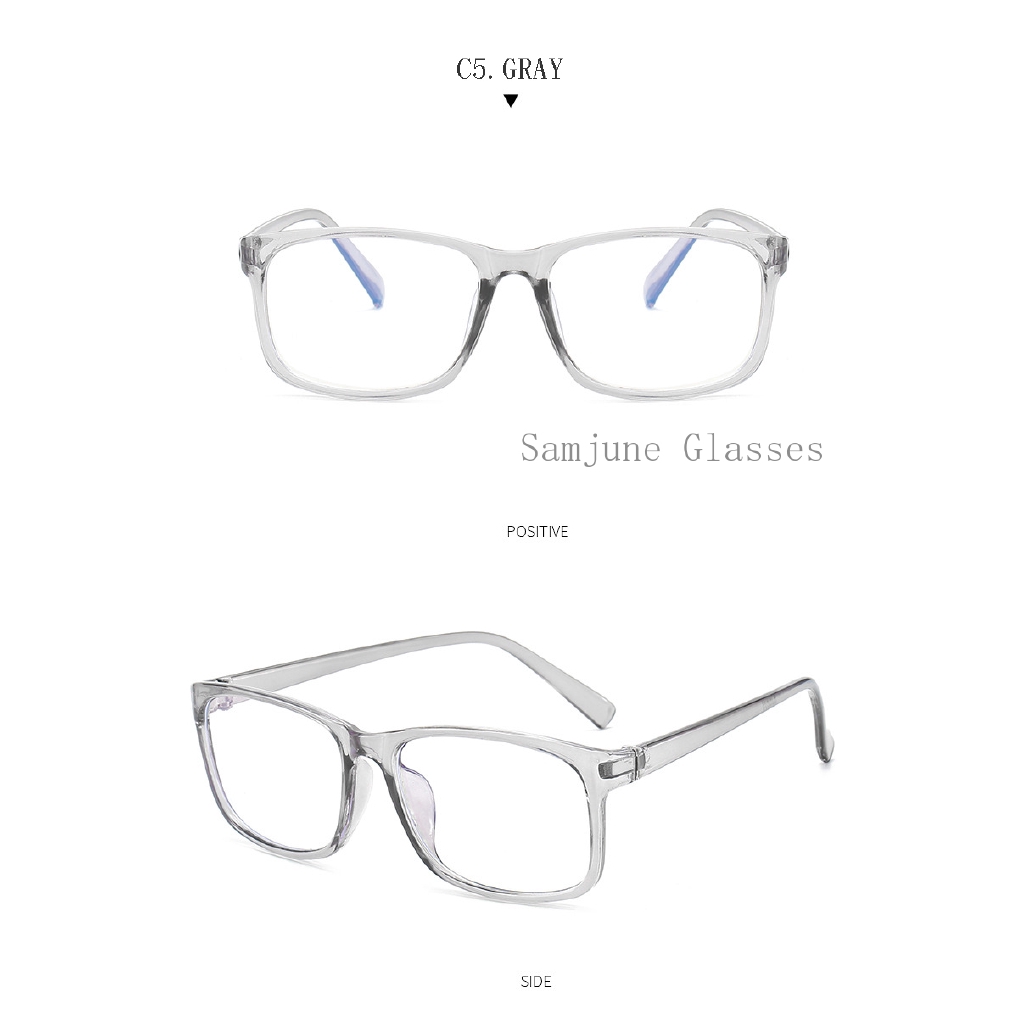Kính mắt Samjune 5209 tròng trong suốt phong cách cổ điển thanh lịch dành cho nữ