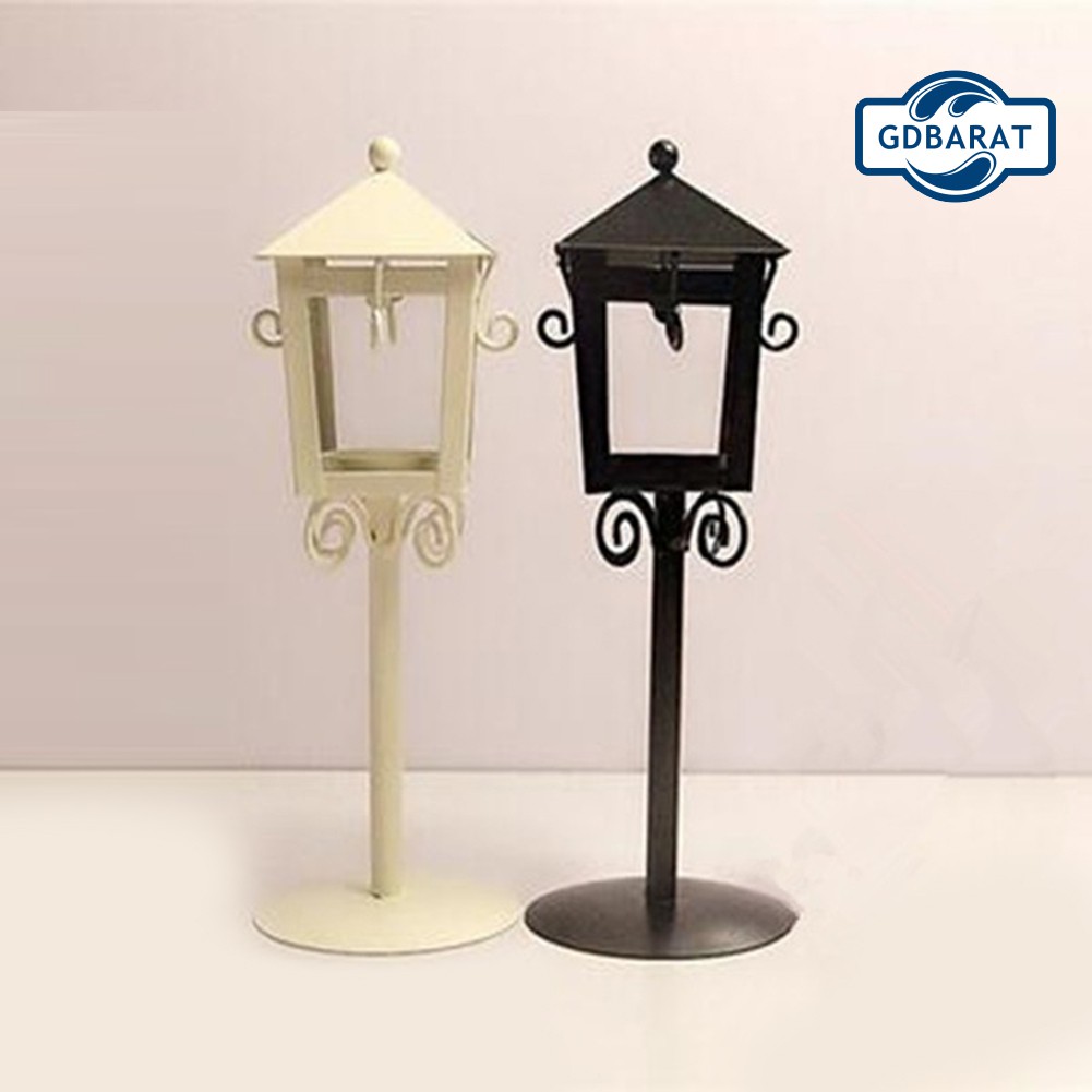 Lồng đèn bằng sắt phong cách thời trang cổ điển lãng mạn dùng để trang trí độc đáo