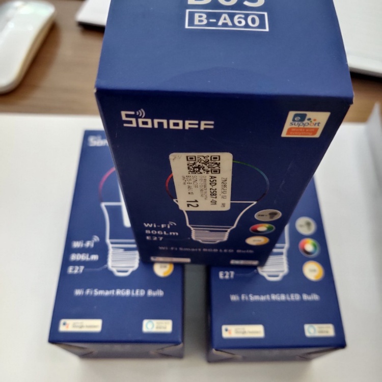 Bóng Đèn LED Thông Minh Sonoff Wi-Fi B05-B-A60 9W E27 RGB