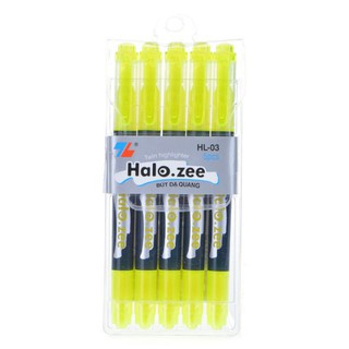 Vỉ 5 bút dạ quang thiên long hl-03 vppthanhthuan