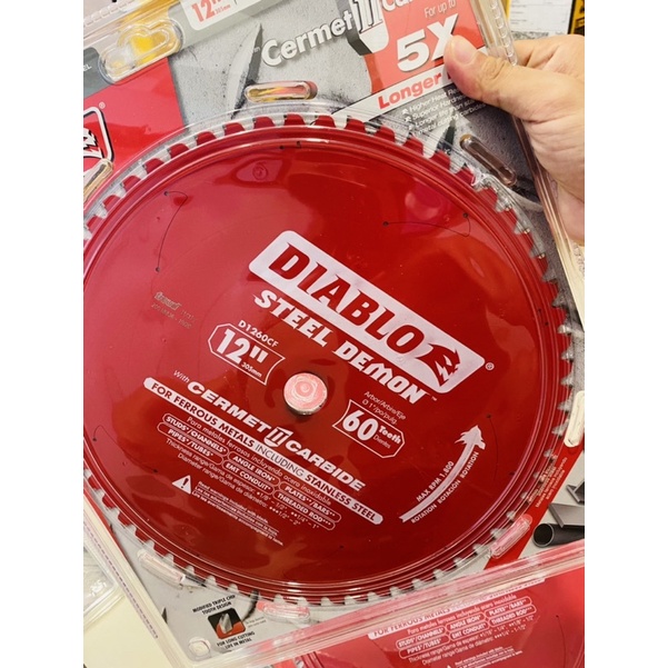 Lưỡi cắt Inox-Sắt Tua chậm 305MM( Máy Kim Loại) Diablo-Hoàng Tuấn Điện Máy