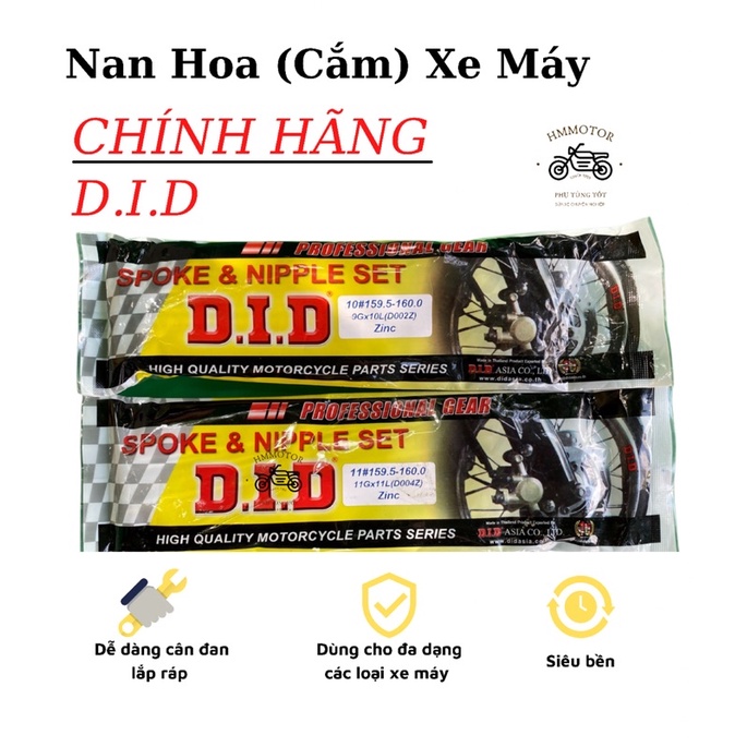 Nan Hoa ( Cắm) Xe máy cho mọi loại xe bánh trước và sau