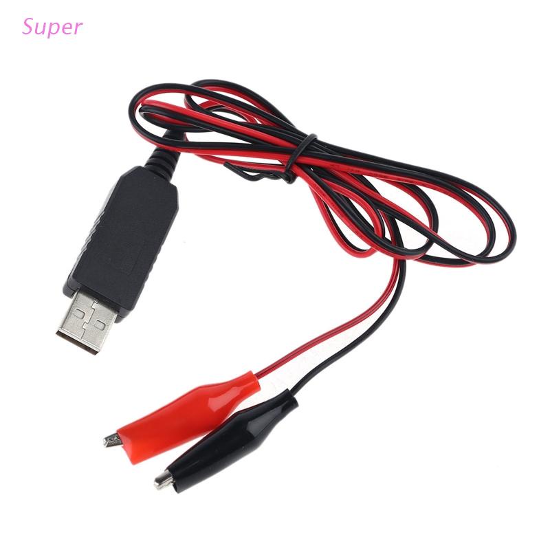 Dây Cáp Nguồn Từ 2m USB 5V Sang 1.5V AAA AA C D 1 Pin 1.5V