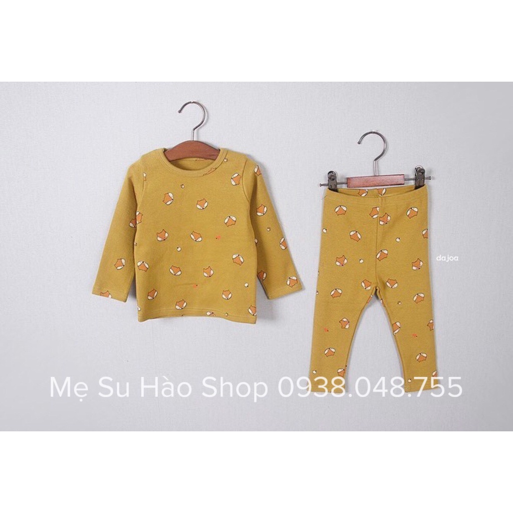 BỘ DÀI TAY TRẺ EM HÃNG DAJOA HÀN QUỐC MẪU CÁO RẤT XINH