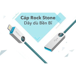 Dây sạc Rock dài 1,8m dành cho iphone