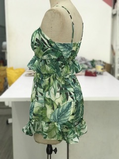 Set bộ voan mát xanh