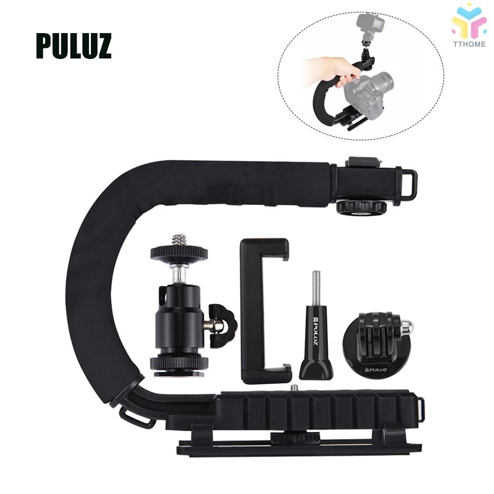 Giá đỡ hình chữ C/U nhỏ gọn PULUZ cho tất cả dòng camera SLR