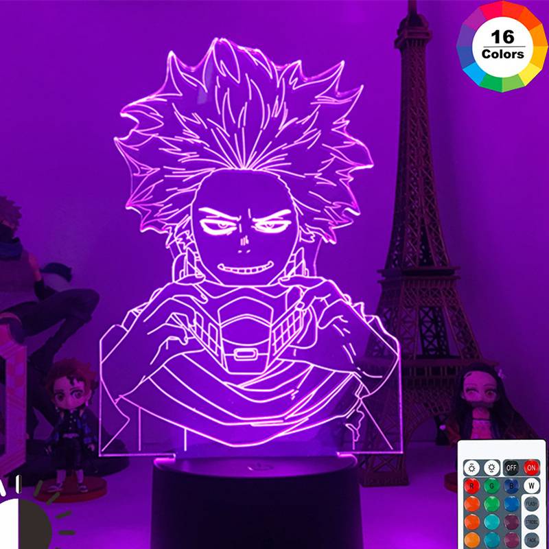 Đèn ngủ bóng LED hình Anime Shoto Katsuki Izuku có thể sạc lại