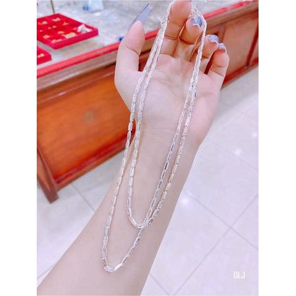 Set dây chuyền và lắc tay bạc ta cho mẹ và bé dạng hộp - Bibi silver cam kết ảnh chụp thật kèm video