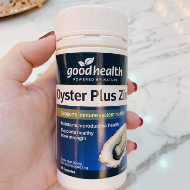 Tinh Chất Hàu Oyster Plus zinc Goodhealth, 60 viên