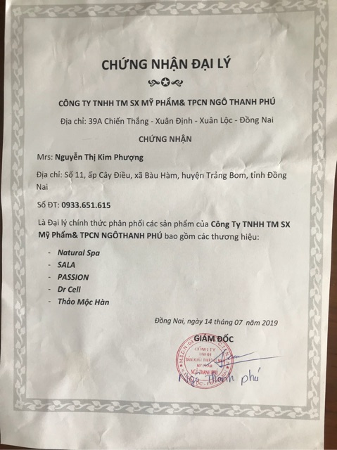 Tinh Chất Sâm Đất Saffron - Tinh Chất Saffron Dr Cell 20ml