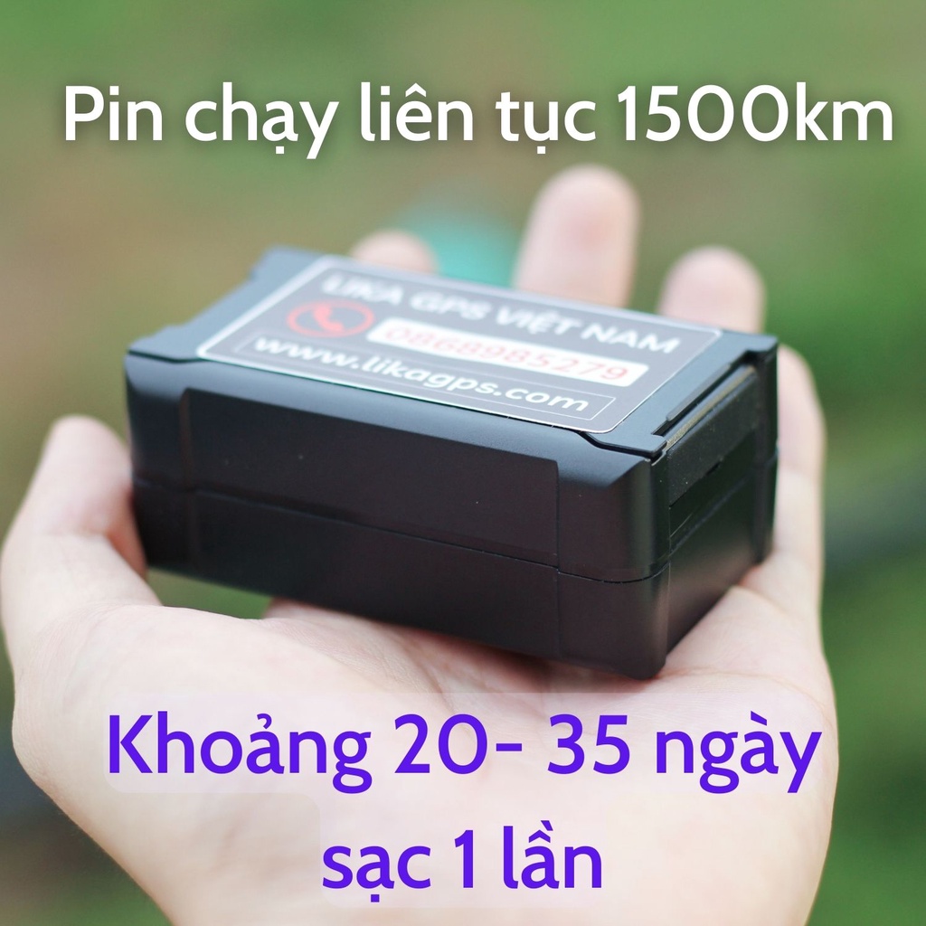 Định Vị không dây LIKA K9 ô Tô Xe Máy độ chính xác cao, pin 30 ngày