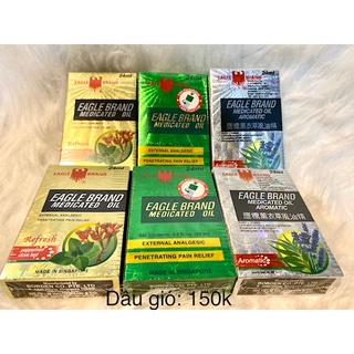 Dầu gió eagle brand xanh, vàng và trắng 24ml