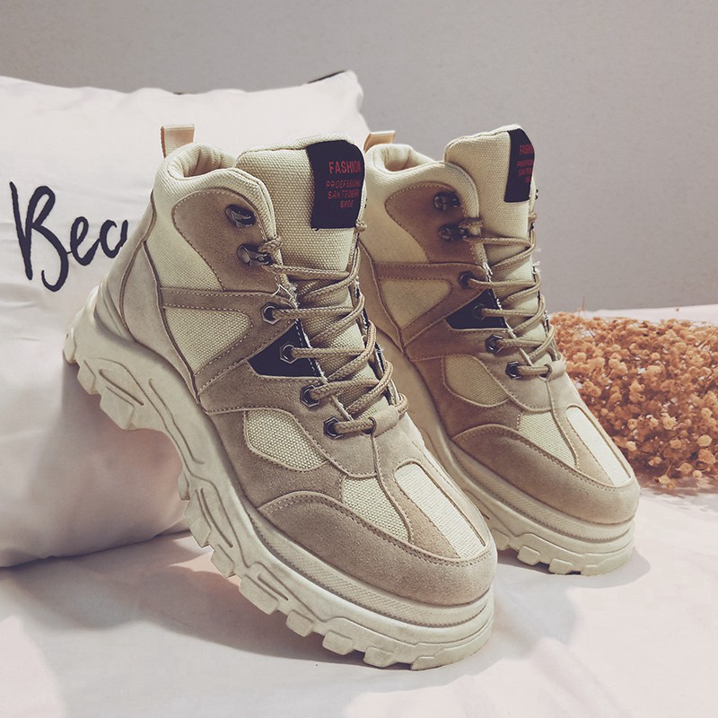 Giày boot Martin cổ cao phong cách Retro thời trang nam 2019 | BigBuy360 - bigbuy360.vn