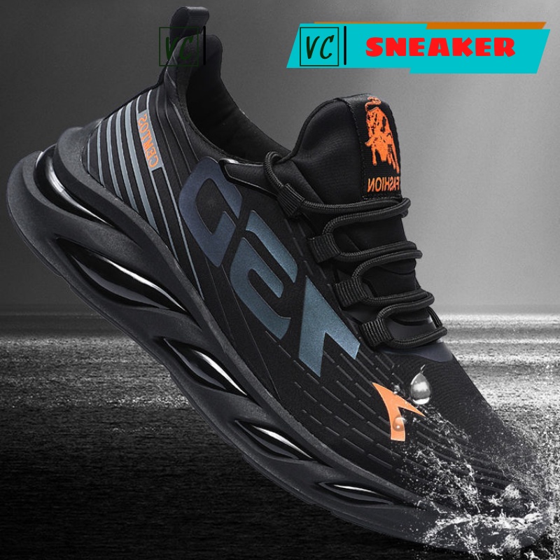 [FREESHIP] Giày Thể Thao Nam 730,Giày Sneaker Nam Phong Cách Hàn Quốc, Màu Đen + Xanh Kiểu Dáng Thể Thao