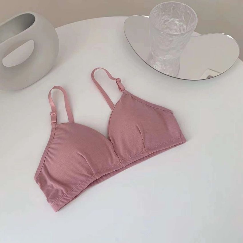 Áo Ngực Nữ Cotton Mềm Mịn, Áo Lót Không Gọng Freesize Mút Mỏng – Bra nữ sinh B038
