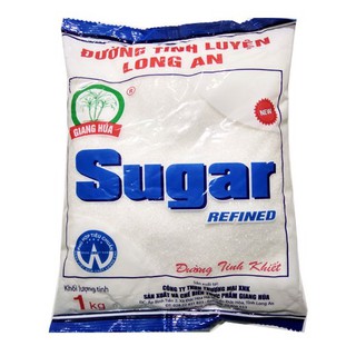 Đường cát trắng tinh luyện cao cấp Long An bịch 1kg