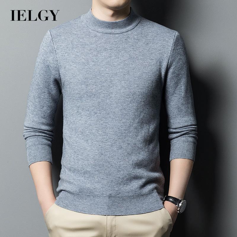 Áo sweater Cổ Cao Màu Sắc Đơn Giản Thời Trang Cho Nam Giới